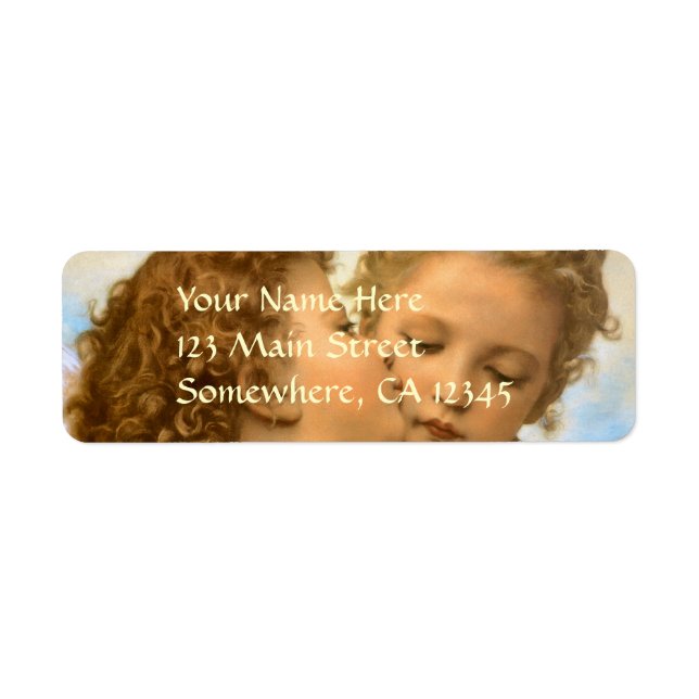 First Kiss (angel detail) by Bouguereau (Front)