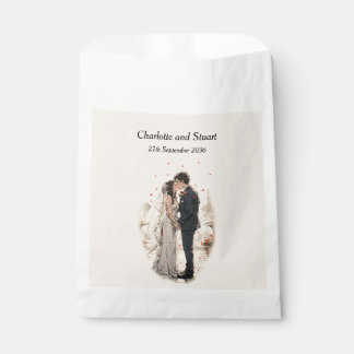 First Kiss Favour Bags
