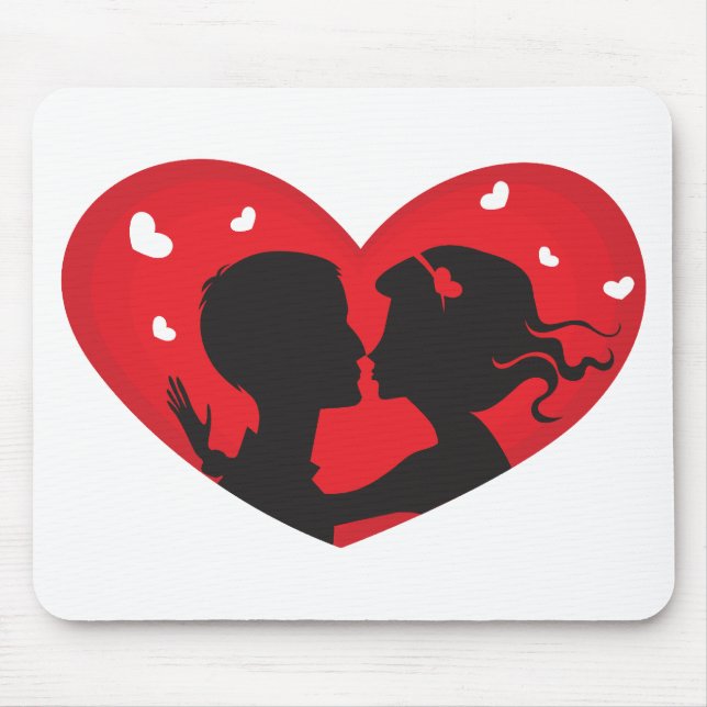 First Kiss Mouse Pad (Front)