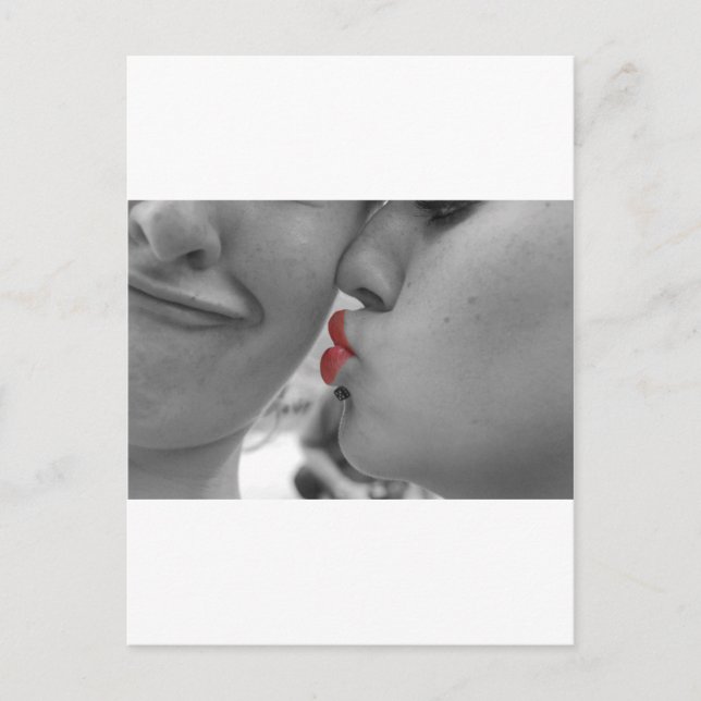 First kiss postcard (Front)