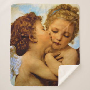 First Kiss Sherpa Blanket