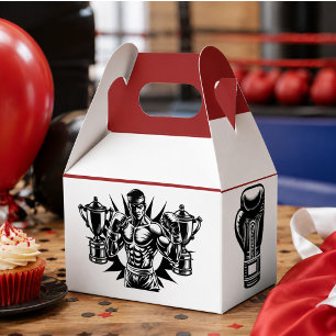 First Knockout Boxing Birthday Party Favour Box