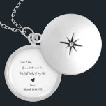First Lady of My Life Mum Locket<br><div class="desc">First lady of my life mum locket. A meaningful gift to present the mother of the bride or mother of the groom on your wedding day to let her know that she will always be the lady of your life. You can also personalise it to your personal name and/or your...</div>