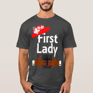 First Lady Pastors Wife Christian Religious Red T-Shirt