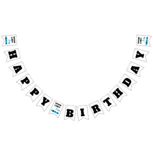 First Lap Around the Track, Happy Birthday Decor Bunting