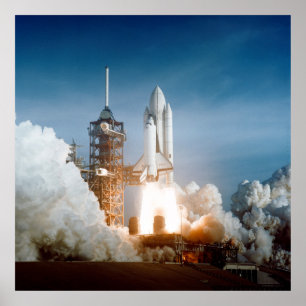 First Launch of Space Shuttle Columbia 1981  Poster