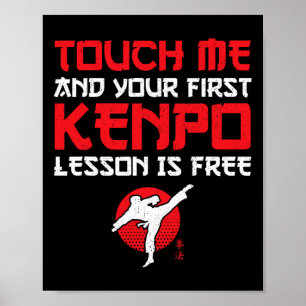 First Lesson Free American Kenpo Karate - Karateka Poster