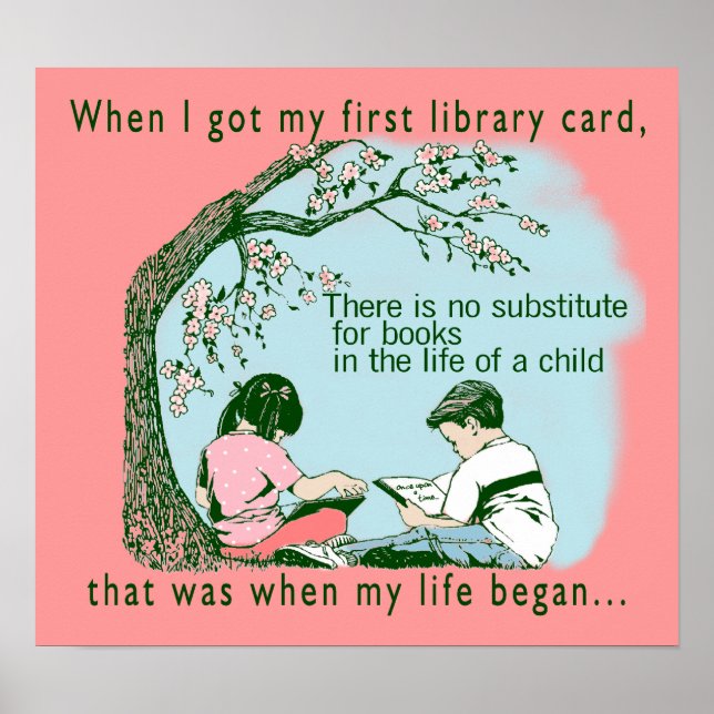 First Library Card Poster (Front)