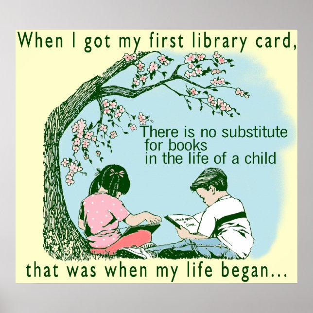 First Library Card Poster (Front)