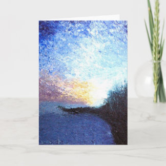 First Light at the Jetty Card