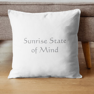First Light Focus Modern Script Cushion