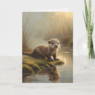 First Light Kin Otter Greeting Card