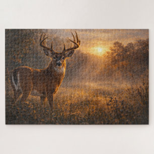 First Light   Whitetail Deer Art   Puzzle