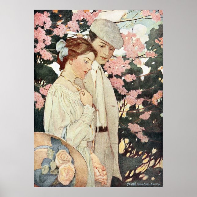 First Love by Jessie Willcox Smith Poster (Front)