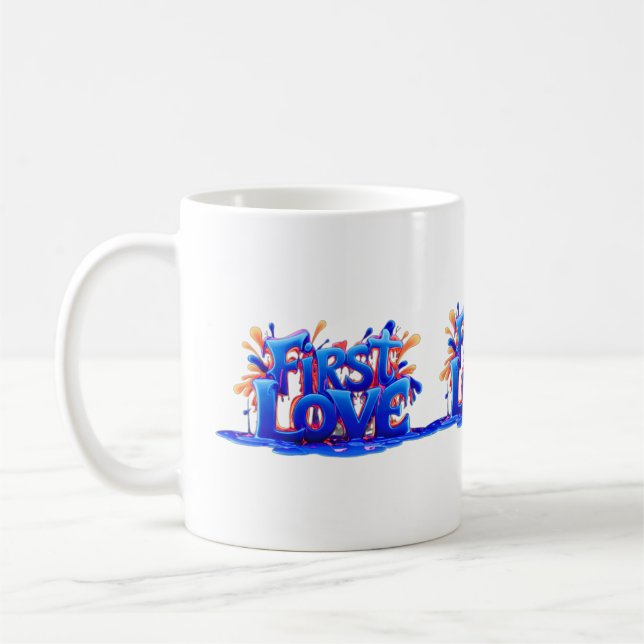 First love coffee mug (Left)