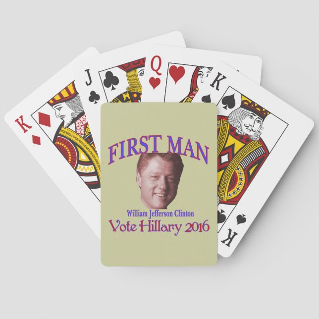 First Man Playing Cards (Back)