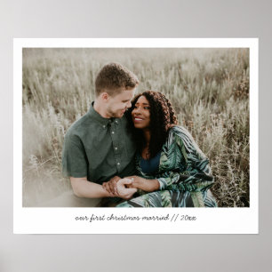 First Married Christmas 1 Photo Poster