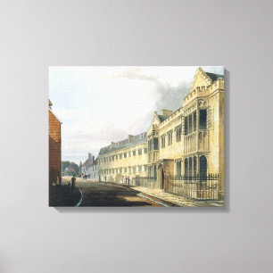 First Master's House, Harrow School, from 'History Canvas Print