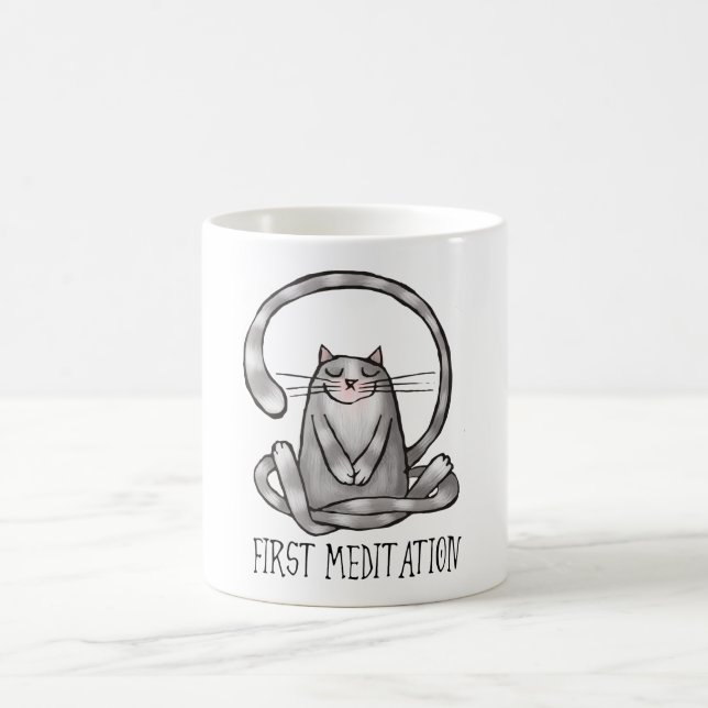 first meditation coffee mug (Center)