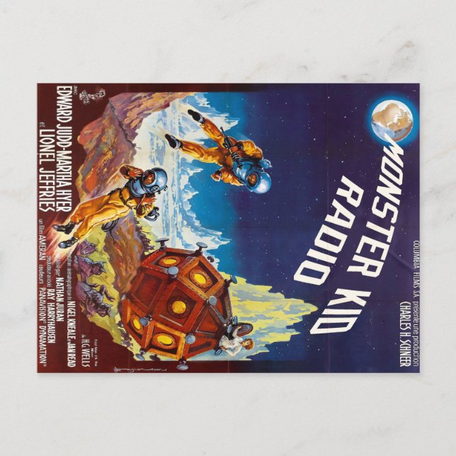 First Moon Monster Postcard from Monster Kid Radio (Front)