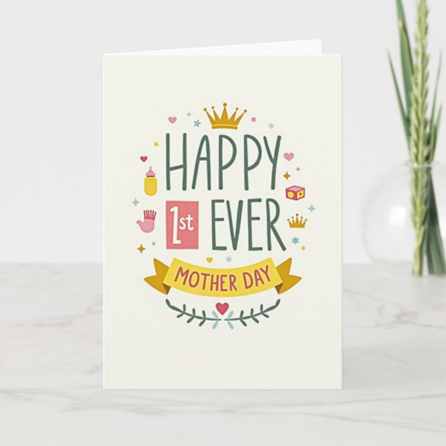 First Mother Day Celebration Card (Front)