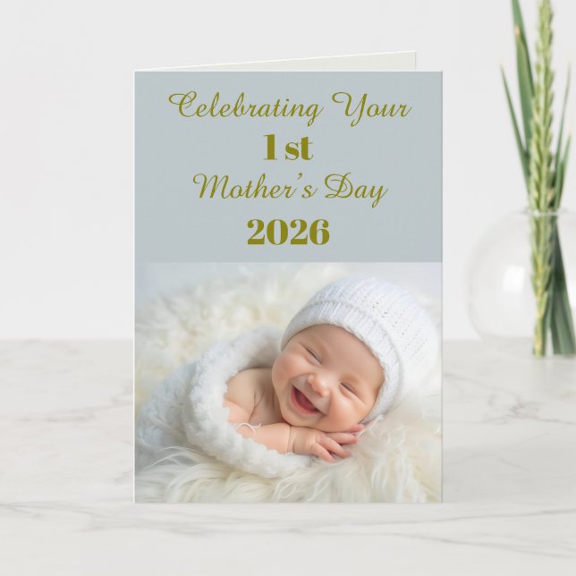 First Mother’s Day 2026 Gift Card (Front)