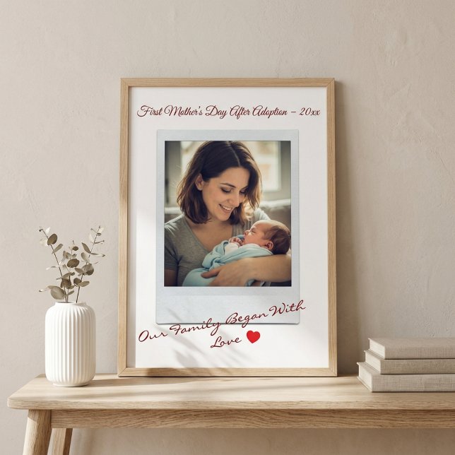 First Mother’s Day After Adoption Photo Poster (Creator Uploaded)