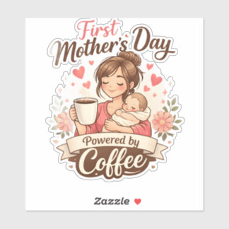 First Mother’s Day Fuelled by Coffee – New Mum Gif