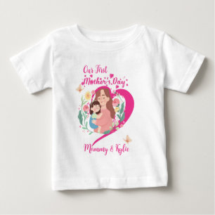 First Mother’s Day Matching Mother and Daughter Baby T-Shirt