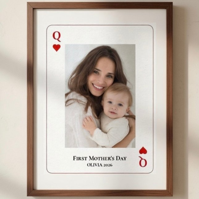 First Mother’s Day Personalized Photo  Poster (Creator Uploaded)