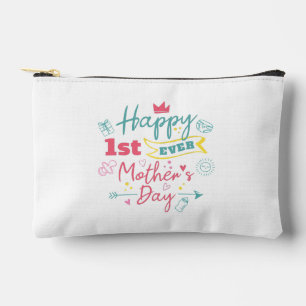 First Mothers Day 1st Time Mum Accessory Pouch