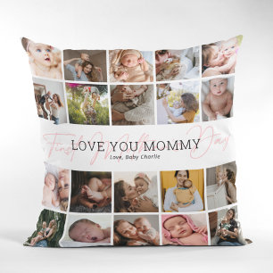 First Mother's Day 20 Photo Collage Cushion