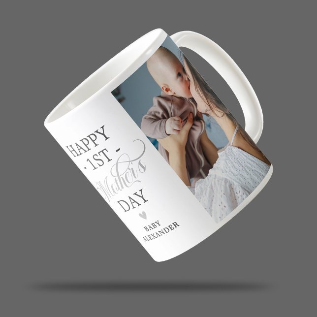 First Mothers Day 2 Photo Coffee Mug (Creator Uploaded)