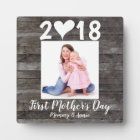 First Mother's Day Custom Photo Plaque