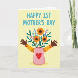 First Mothers Day Floral Card