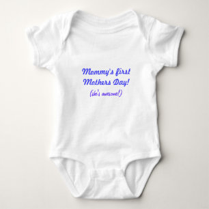 First Mother's Day Gift - Baby Keepsake for Mum Bodysuit