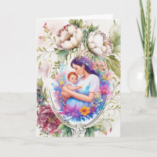 First Mothers Day Holiday Card