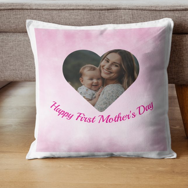 First Mother's Day New MomThrow Pillow (Creator Uploaded)