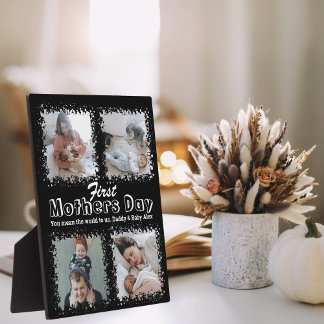 First mother's Day Photo Collage Plaque