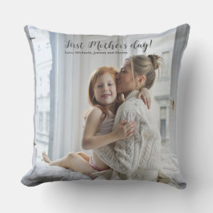 First Mother's Day Photo Cushion