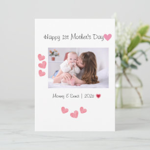 First Mother's Day Photo Thank You Card