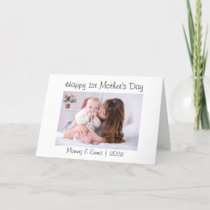  First Mother's Day Photo  Thank You Card