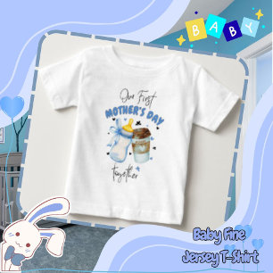 First Mother's Day Shirt 2026/Blue Matching outfit