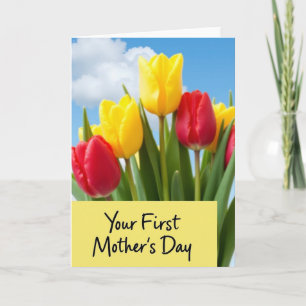 First Mothers Day Tulip Card