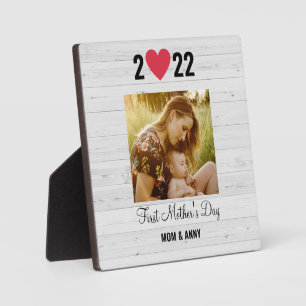 First Mother's Day Unique Photo Gift Plaque