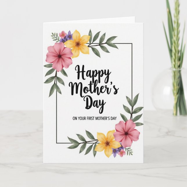 First Mothers Day Wife Card (Front)