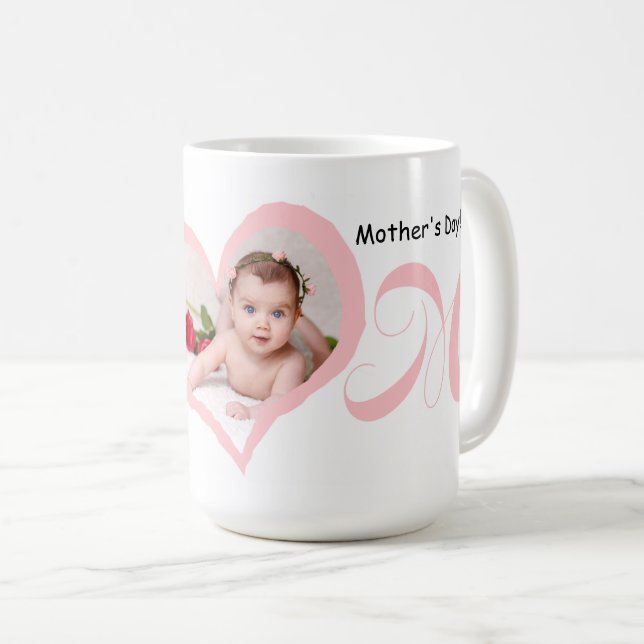 First Mother's Day with Baby Photo Mug (Front Right)