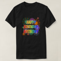 First Name "ANTHONY", Fun "HAPPY BIRTHDAY"