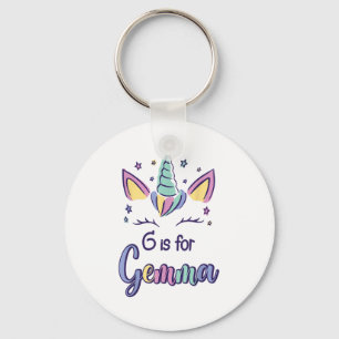 First Name Gemma D G Is For Gemma Key Ring