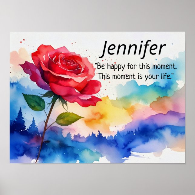 FIRST NAME _ PERSONALIZE  JENNIFER First name Poster (Front)